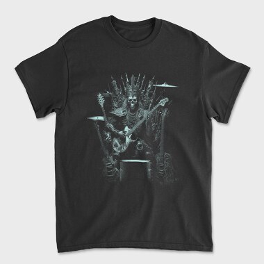 Skeleton Rock King, Tricou Barbati (Unisex)