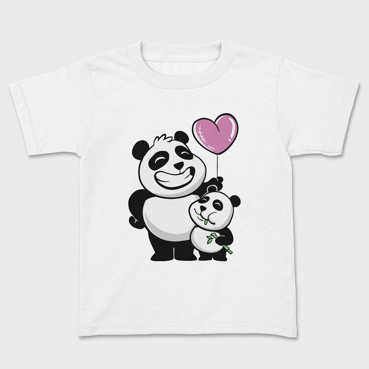 Panda Bears Balloon, Tricou Copii