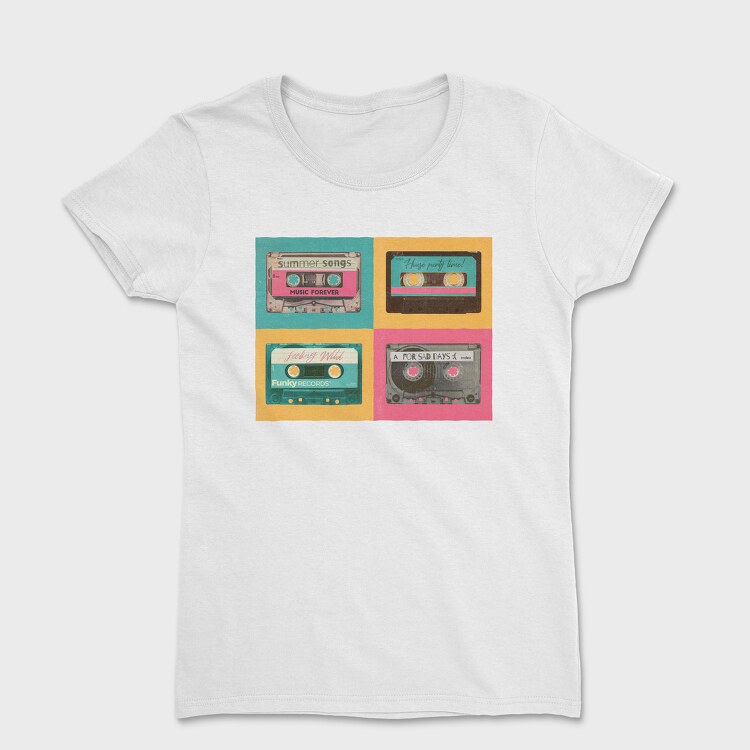 Pastel Cassettes, Tricou Femei