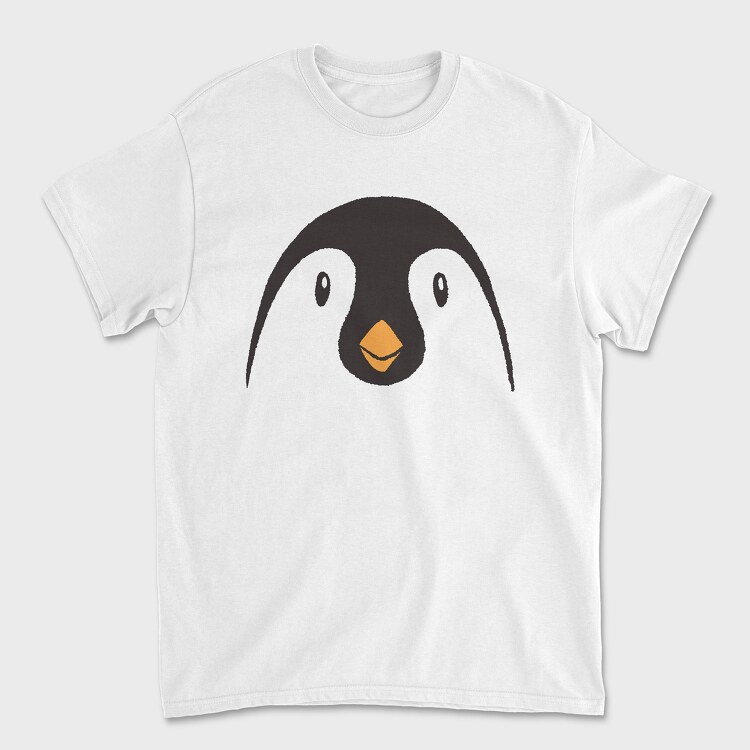 Penguin Face, Tricou Barbati (Unisex)