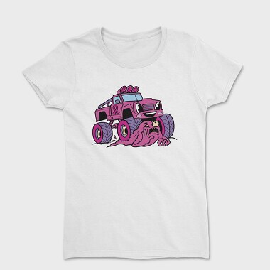 Pink Monster Truck, Tricou Femei