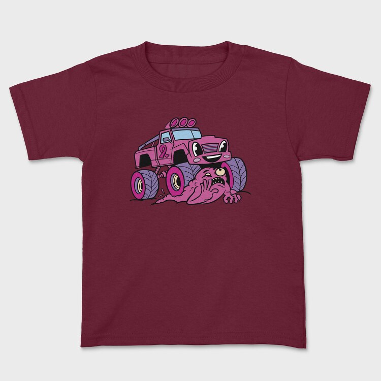 Pink Monster Truck, Tricou Copii