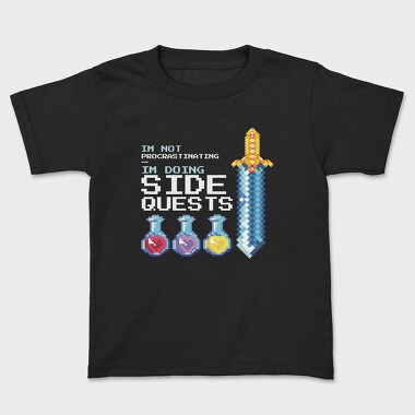 Pixel Side Quests, Tricou Copii