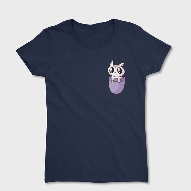 Pocket Cute Cat, Tricou Femei