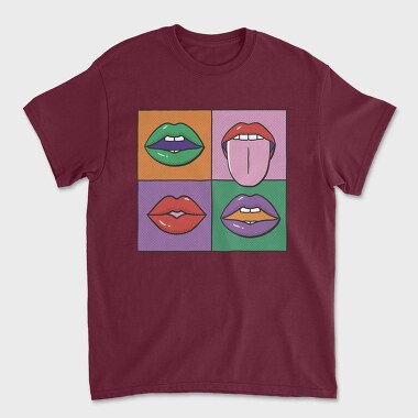 Pop Lips, Tricou Barbati (Unisex)