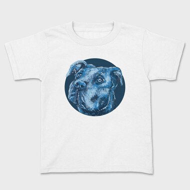 Portrait Pitbull, Tricou Copii