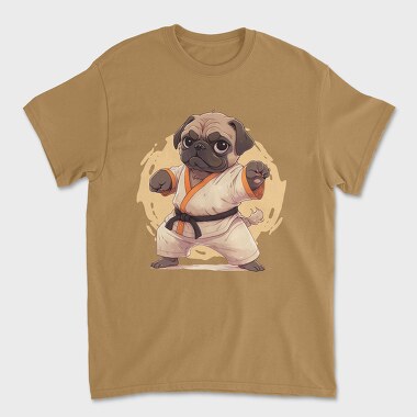 Pug Karate, Tricou Barbati (Unisex)