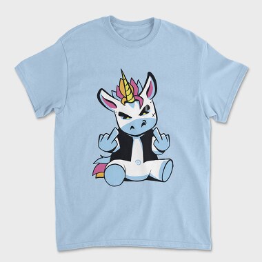 Punk Unicorn Middle Finger, Tricou Barbati (Unisex)