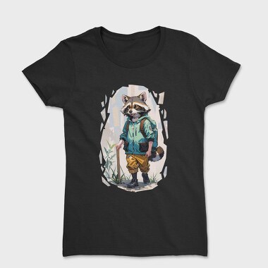 Raccoon Hiking, Tricou Femei