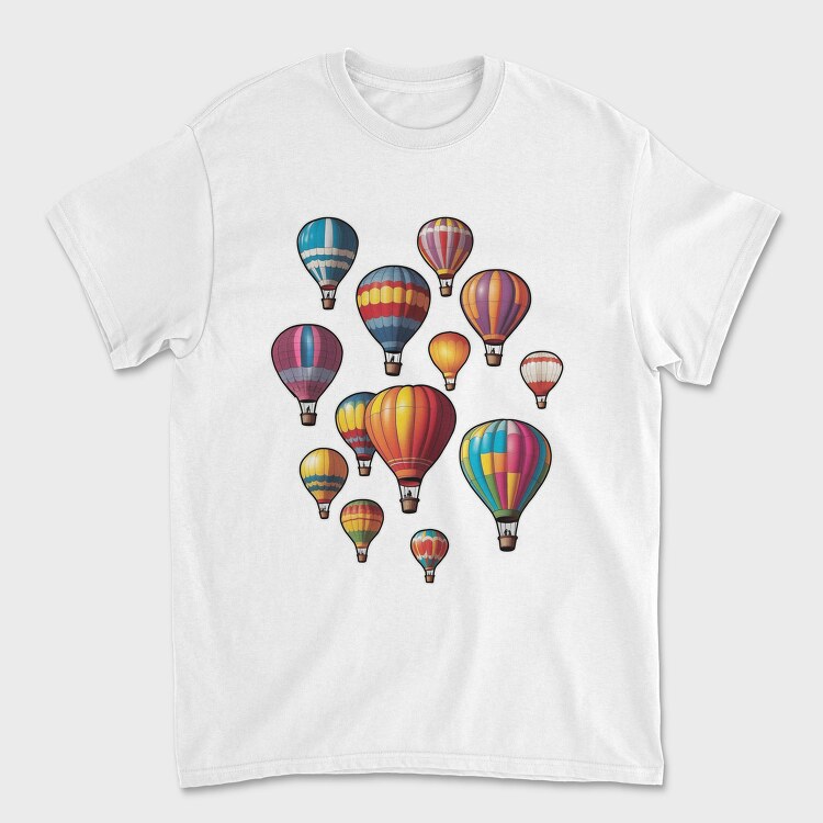 Hot Balloons, Tricou Barbati (Unisex)