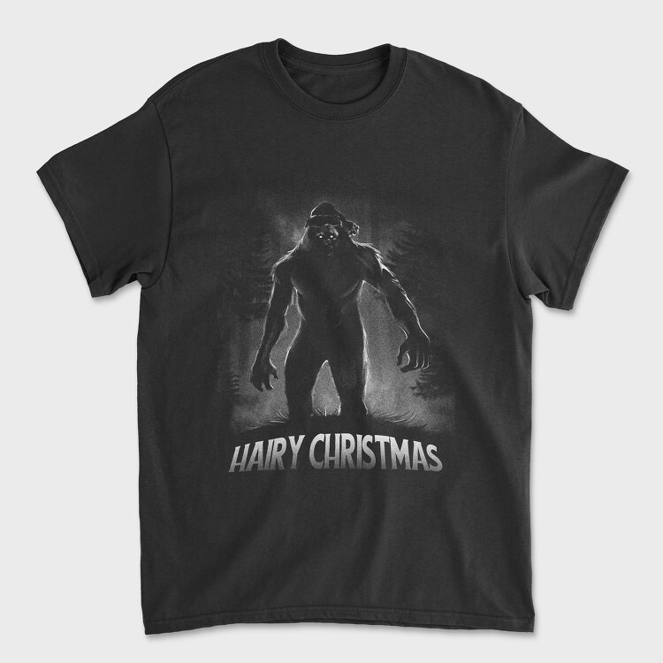 Hairy Christmas Bigfoot, Tricou Barbati (Unisex)