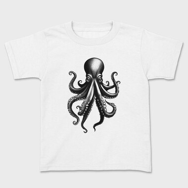 Octopus Monochrome, Tricou Copii