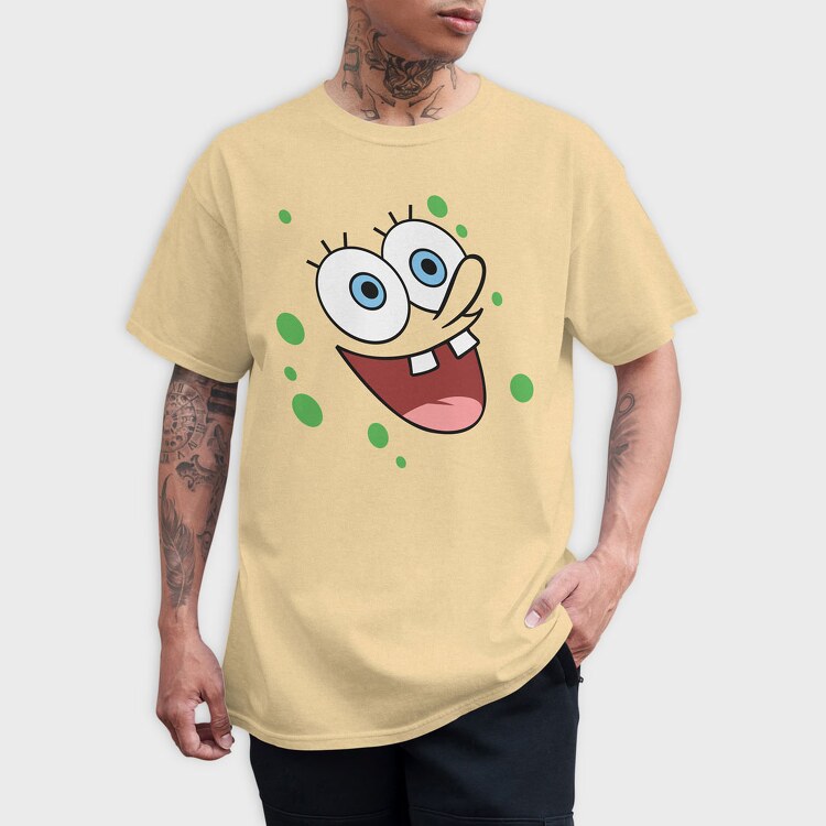 SpongeBob Faces 17, Tricou Barbati (Unisex)
