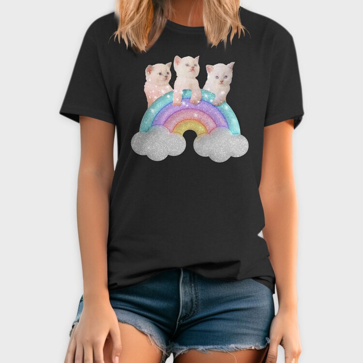 Sparkles Cats, Tricou Barbati (Unisex)