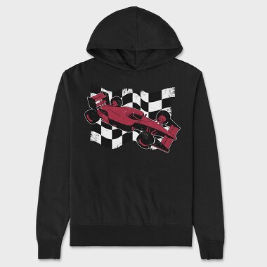 Racing Car, Hanorac Oversize Barbati (Unisex)