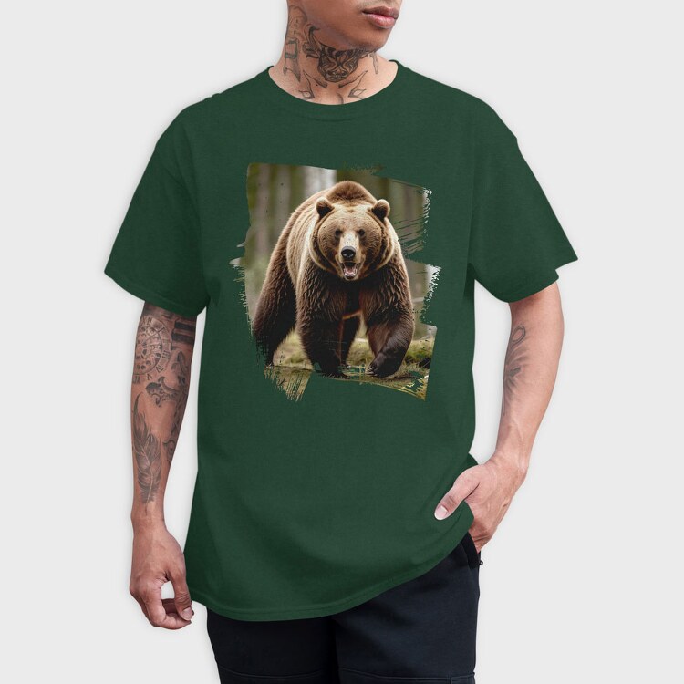 Bear Nature, Tricou Barbati (Unisex)