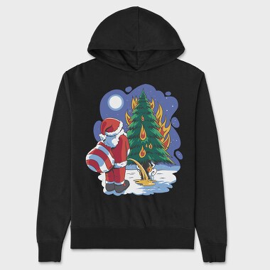 Santa Tree Pee, Hanorac Oversize Barbati (Unisex)