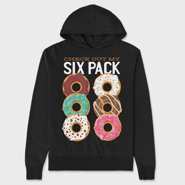 Six Pack Donuts, Hanorac Oversize Barbati (Unisex)