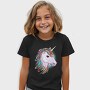 Unicorn Head Color, Tricou Copii