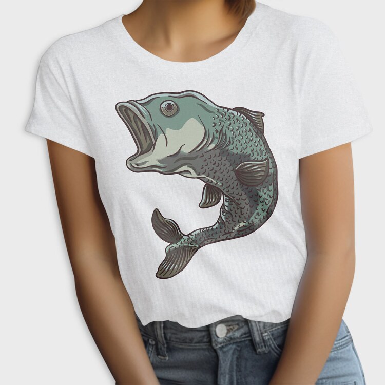 Jumping Pike Perch, Tricou Femei