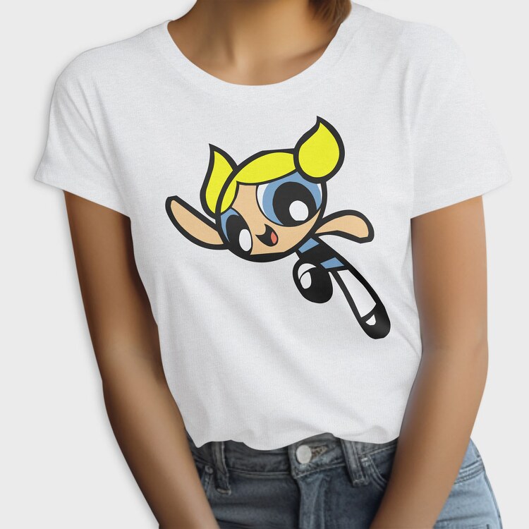 Cartoon Retro the Powerpuff Girls 4, Tricou Femei
