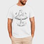 Frog Cottage Sketch, Tricou Barbati (Unisex)