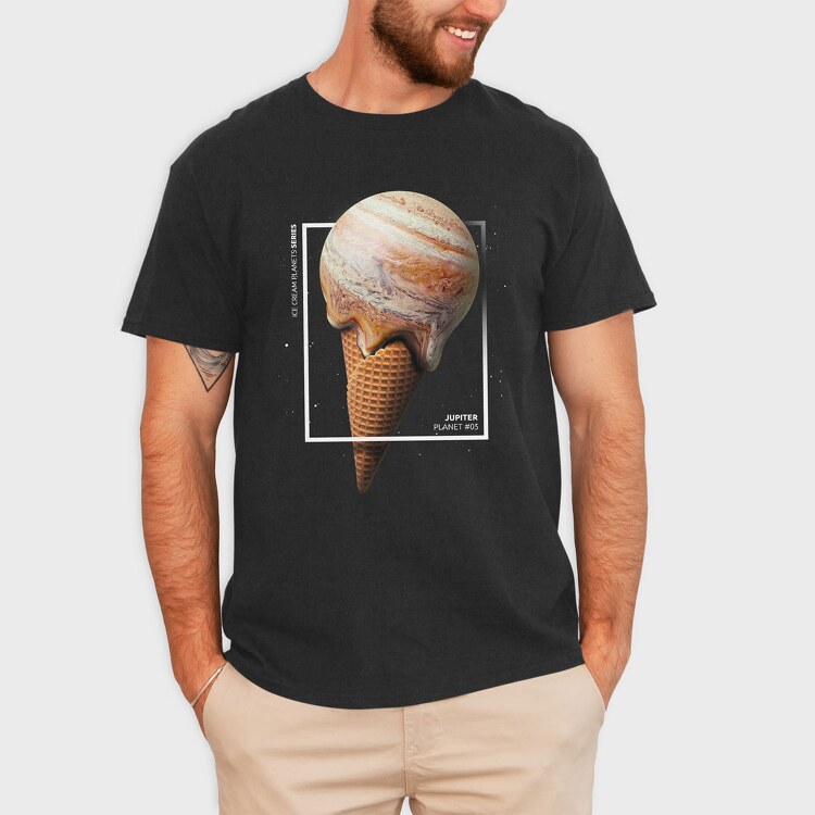 Jupiter Ice Cream, Tricou Barbati (Unisex)