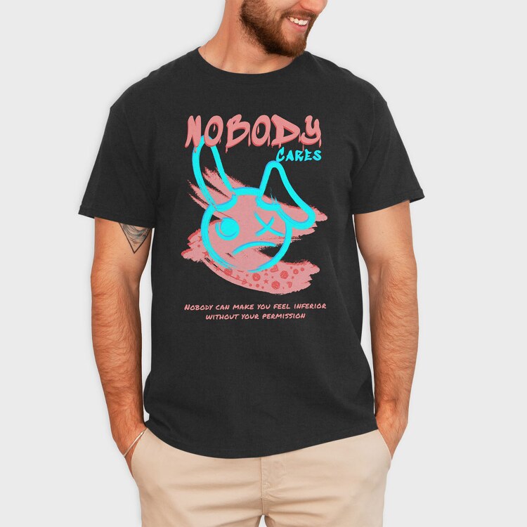 Nobody Cares, Tricou Barbati (Unisex)