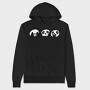 Panda Pocket, Hanorac Oversize Barbati (Unisex)