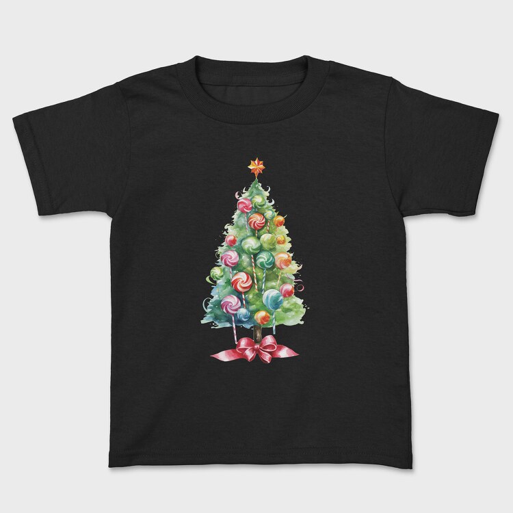 Candy Christmas Tree, Tricou Copii