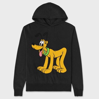 Cartoon Retro Pluto 4, Hanorac Oversize Barbati (Unisex)