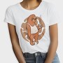 Sloth With Coffee Mug, Tricou Femei