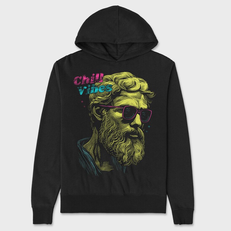 Epictetus Hipster, Hanorac Oversize Barbati (Unisex)