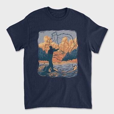 Fisherman Fishnet, Tricou Barbati (Unisex)