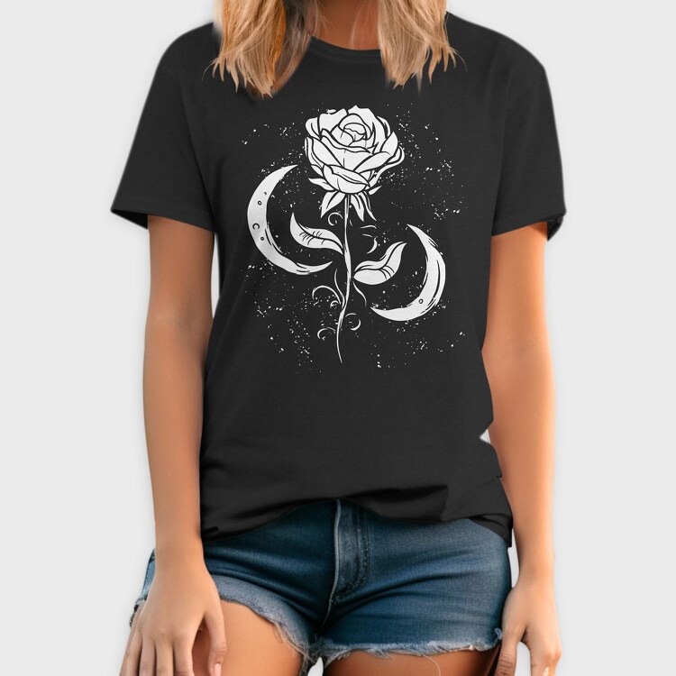 Rose Moon, Tricou Barbati (Unisex)