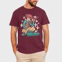 Guitar Pedals Anime, Tricou Barbati (Unisex)