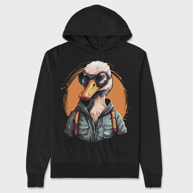 Realistic Goose, Hanorac Oversize Barbati (Unisex)