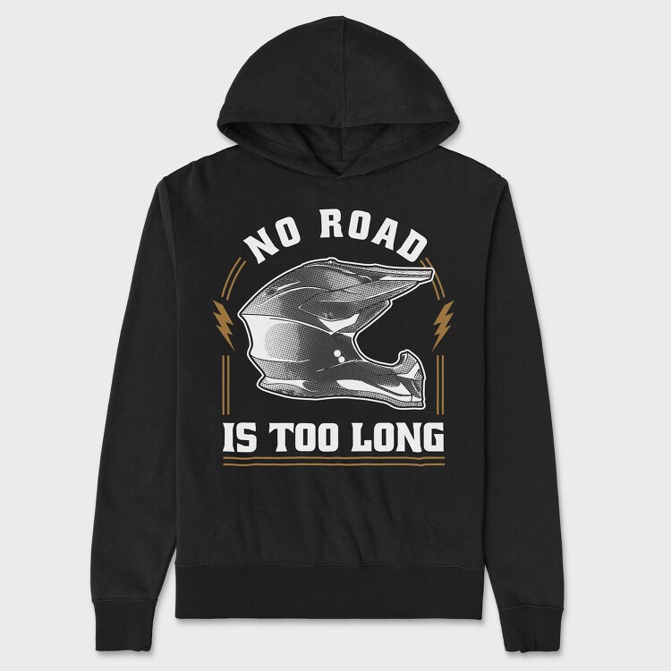 No Road Is Too Long, Hanorac Oversize Barbati (Unisex)