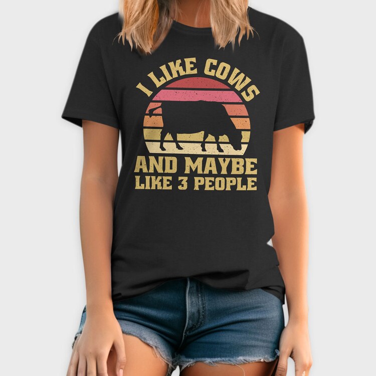 I Like Cows, Tricou Barbati (Unisex)
