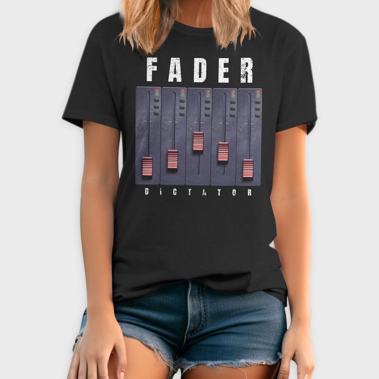 Fader Dictator, Tricou Barbati (Unisex)