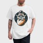 Astronaut Yoga Planet, Tricou Barbati (Unisex)