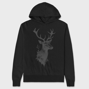 Reindeer Christmas, Hanorac Oversize Barbati (Unisex)