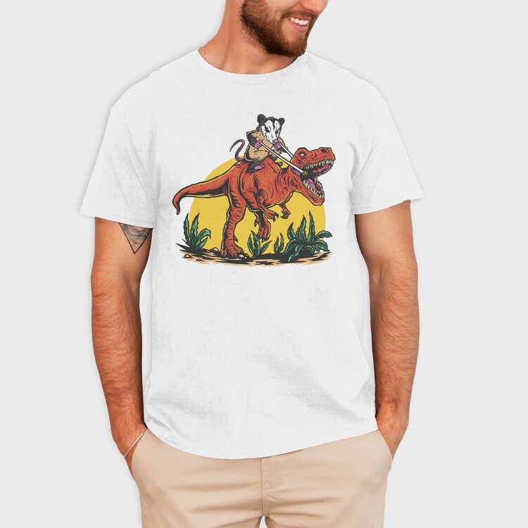 Opossum Trex, Tricou Barbati (Unisex)