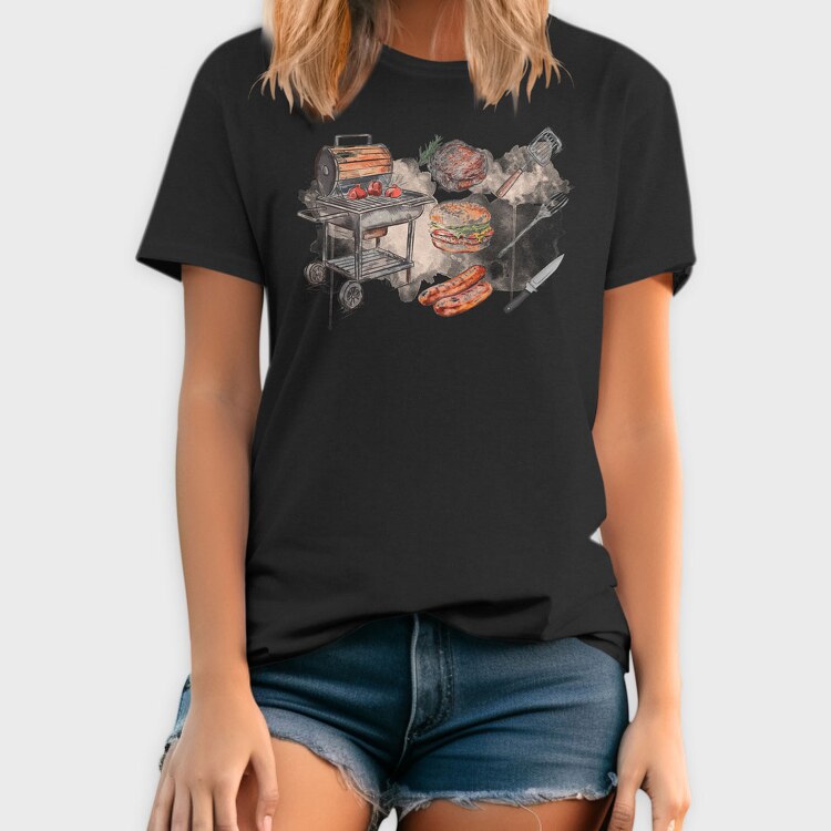 BBQ Elements, Tricou Barbati (Unisex)