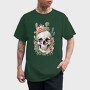 Skull cactus Flowers, Tricou Barbati (Unisex)