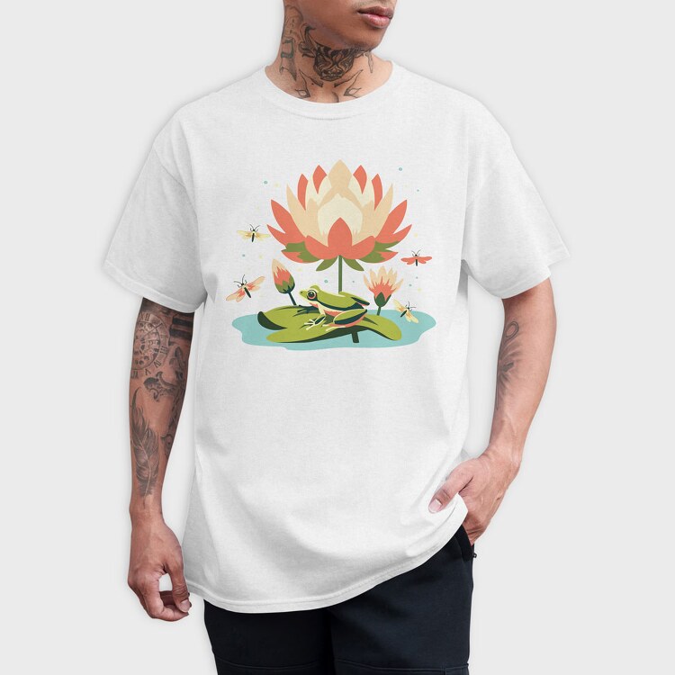 Lotus Flower, Tricou Barbati (Unisex)