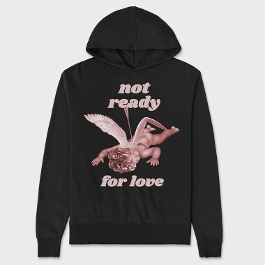 Not Ready for Love, Hanorac Oversize Barbati (Unisex)