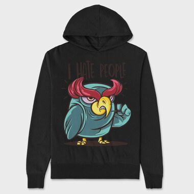 Owl, Hanorac Oversize Barbati (Unisex)