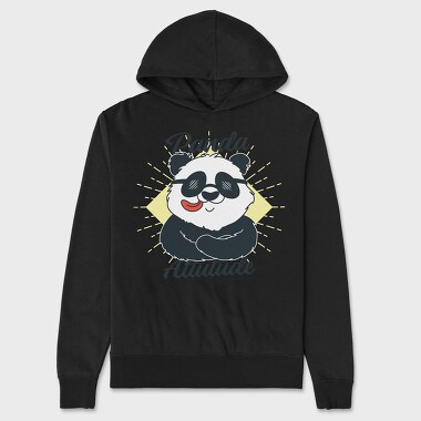 Panda Attitude, Hanorac Oversize Barbati (Unisex)