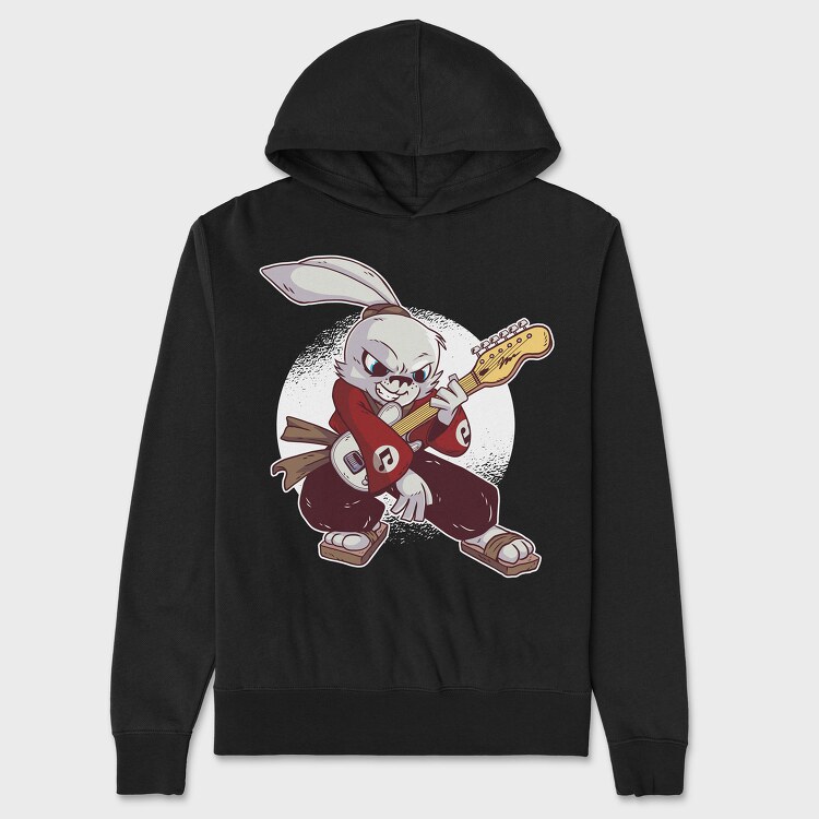 Samurai Rabbit, Hanorac Oversize Barbati (Unisex)